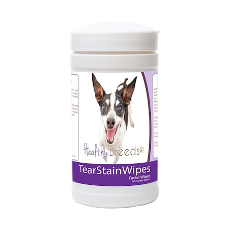 Pamperedpets Rat Terrier Tear Stain Wipes PA3486571